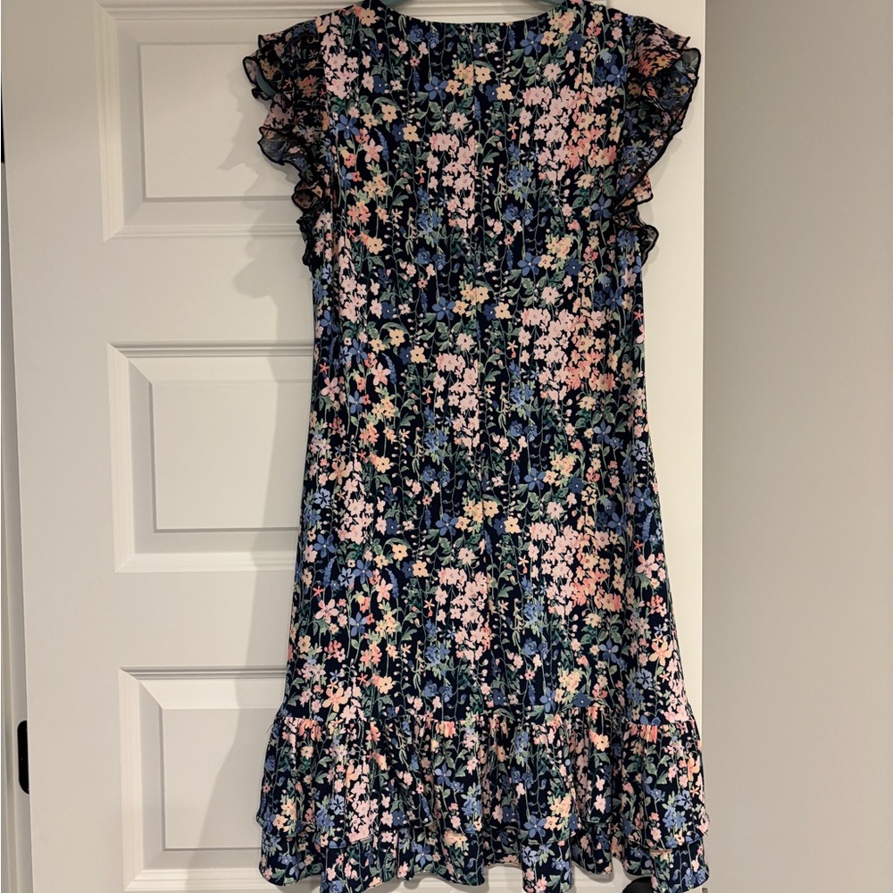 Tommy Hilfiger Floral Polyester Women’s Dress with ruffle detail. Size 6 - Picture 2 of 5